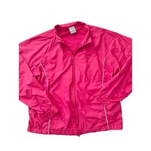 Nike vintage pink windbreaker jacket - size large